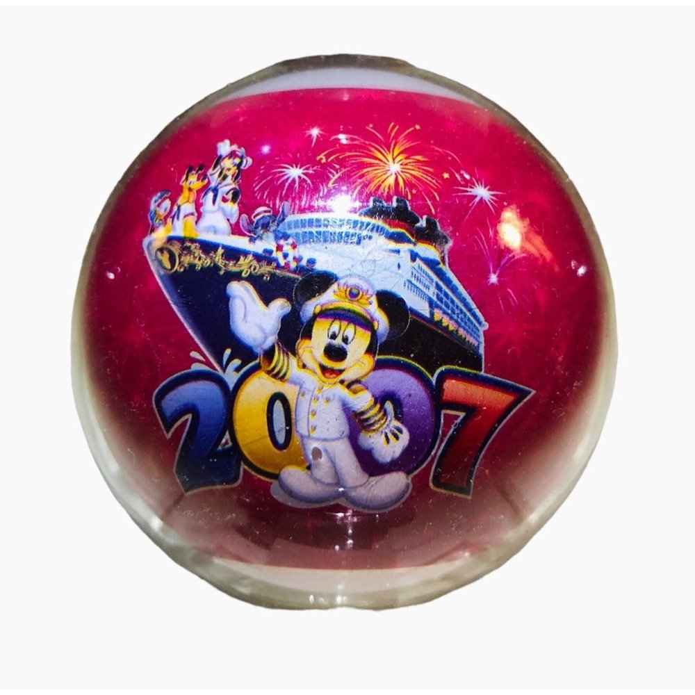 Disney Cruise Line Mickey Mouse 2007 Souvenir Christmas Tree Holiday Ornament